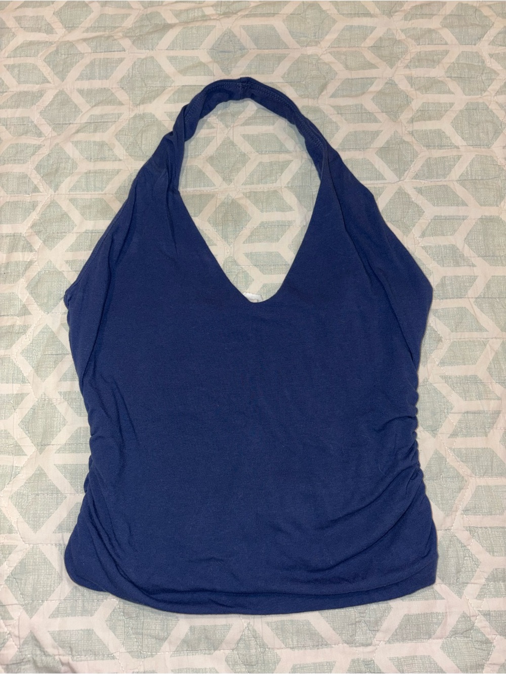 Deep Blue V-Neck Tank